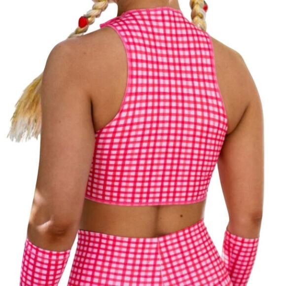 True Colors Reverse Seam Top in Red Gingham, Size S​ - Picture 2 of 2